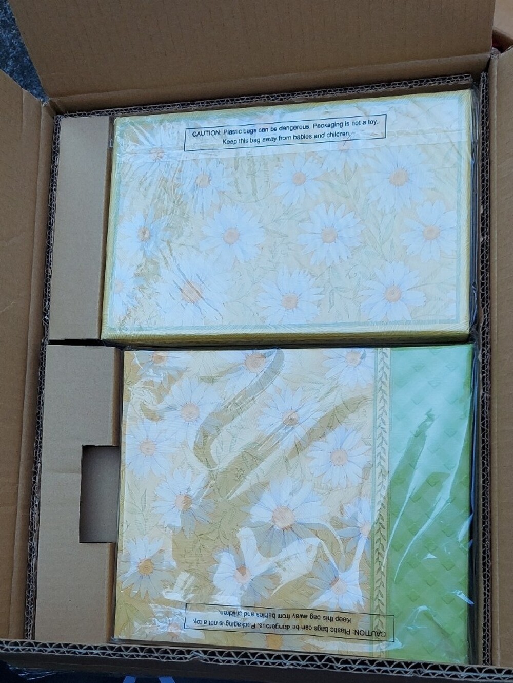 Scrapbook & Paper Crafting Kit Sheet - White/Blue Paper